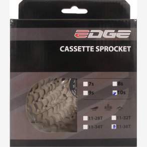 Cassette-sprocket 10 speed Edge CSM6010 11-36T - silver