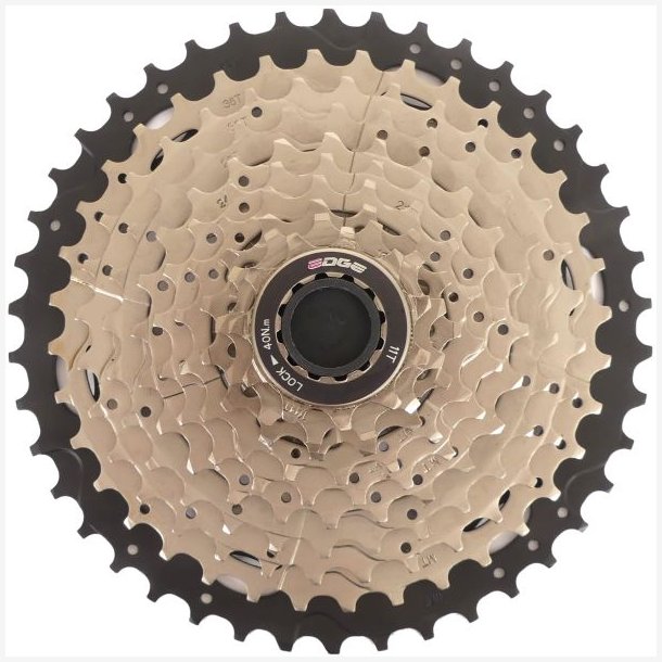 Kassette 10 speed Edge CS-M6010 11-42T - s�lv/sort