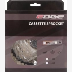 Cassette-sprocket 10 speed Edge CSM6010  11-46T - silver/black