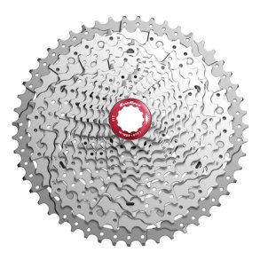 Kassette 11 ​​speed Sunrace CSMX8 11-42T - s�lv/r�d