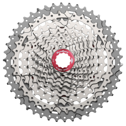 Kassette 10 speed Sunrace CS-MX3 11-42T - s�lv/r�d
