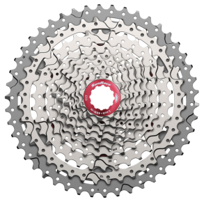 Kassette 10 speed Sunrace CS-MX3 11-42T - s�lv/r�d