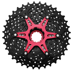 Cassette-sprocket 10 speed Sunrace CSMX0 11-36T - black/red