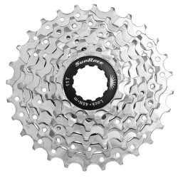 Kassette 7 gear Sunrace CSM63 12-28T - nikkel