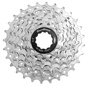 Kassette 7 gear Sunrace CSM63 12-28T - nikkel