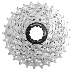 Cassette-sprocket 7 speed Sunrace CSM63 12-28T - nickel