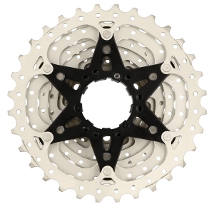 Cassette-sprocket 11 speed Sunrace CSRS3 11-32T - metallic with black spider