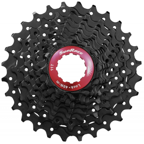 Kassette 10 speed Sunrace CSRX0 11-28T - sort