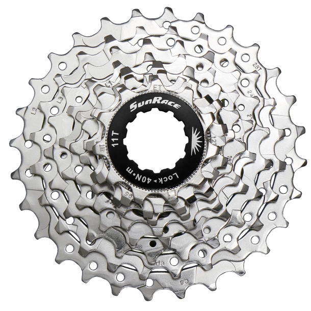 Kassette 9-speed Sunrace CSR91 11-28T - s�lv