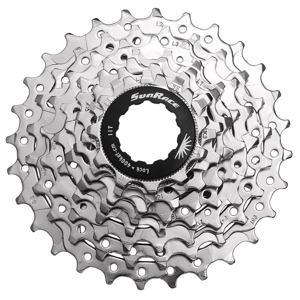 Cassette-sprocket 8 speed Sunrace CSR86 12-25T - silver