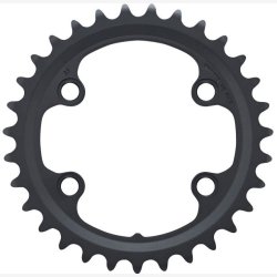 Klinge 31T Shimano GRX FC-RX810 2 x 11 speed - sort