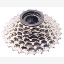 Frihjul 7 gear Sunrace MFM30 13-28T - forkromet