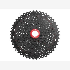 Cassette-Sprocket 11-speed Sunrace CSMX8 11-46T - Black/Red