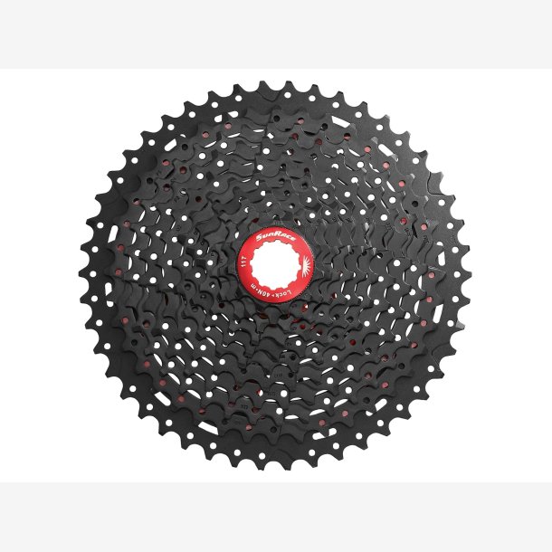 Cassette-Sprocket 11-speed Sunrace CSMX8 11-46T - Black/Red