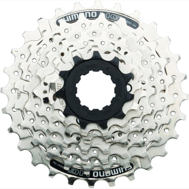 Kassette 7 gear Shimano HG41 11-28T - slv