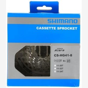 Cassette-sprocket 8-speed Shimano HG41 11-34T