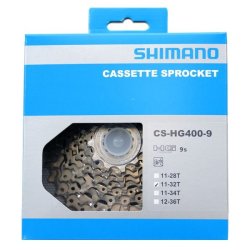 Kassette 9 gear Shimano Alivio CS-HG400 11-32T - slv
