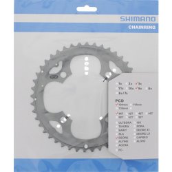 Tandhjul 44T Shimano Deore FC-M590 for K�deguard - silver