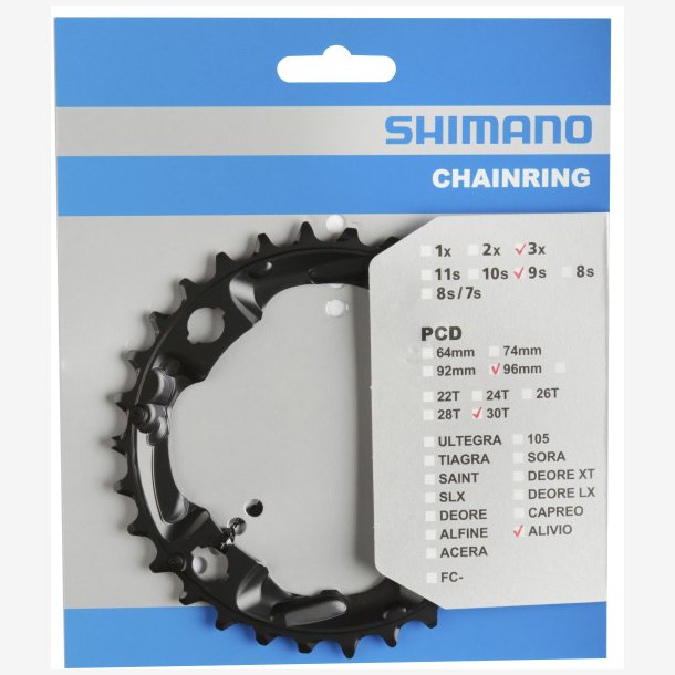 Tandhjul 30T Shimano Alivio FC-M4000