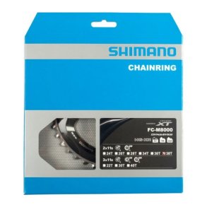 Klinge 38T Shimano XT FC-M8000 2 x 11 speed