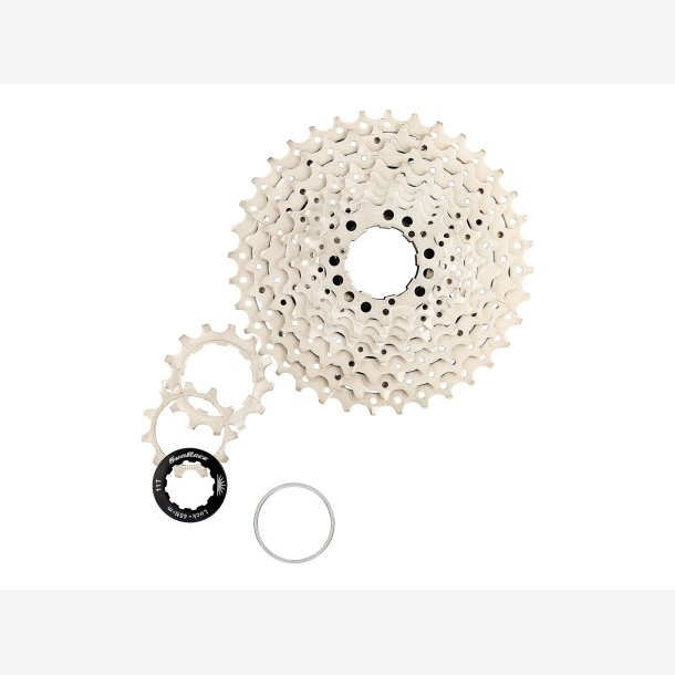 Cassette-Sprocket 10-speed Sunrace with Steel Spider 11-36T - metalic