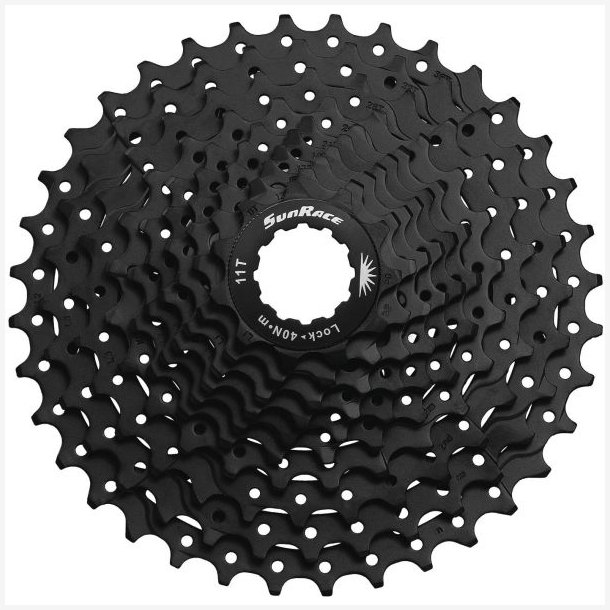 Kassette Sunrace CSMS1 10-speed - 11-36 t�nder - sort