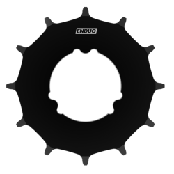 Enduo Cargo tandhjul 24T Shimano Nexus Alfine sort