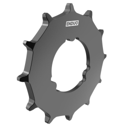 Enduo Cargo tandhjul 24T Shimano Nexus Alfine sort