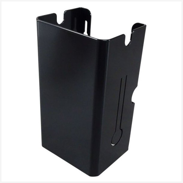 Universal opladerholder i metal - st�rrelse M - sort