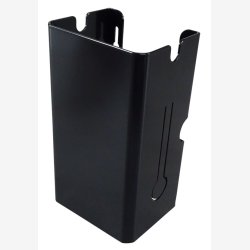 Universal opladerholder i metal - str. L - sort