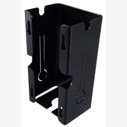 Universal opladerholder i metal - str. L - sort