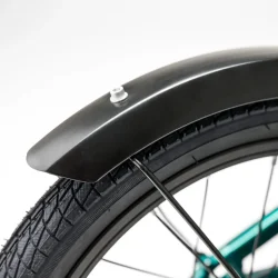 XXlite EVO 16" aluminium brnecykel frihjul - mrkegrn/mintgrn