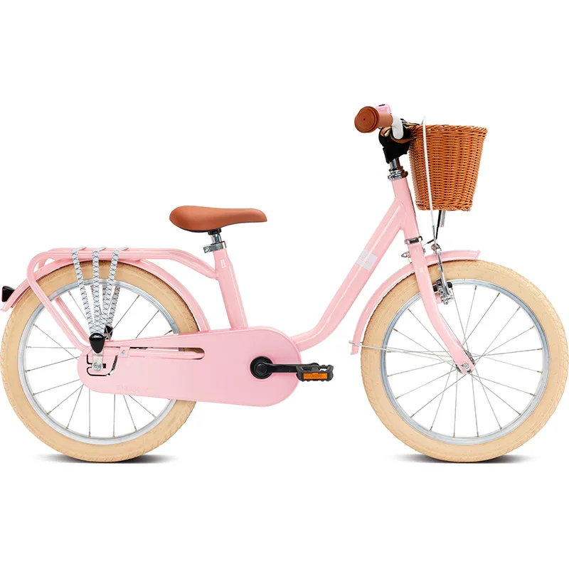 kan ikke se Afslut bilag Puky Pigecykel 18 tommer retro roze med kurv - 18" Cykler - Cykelonline.dk