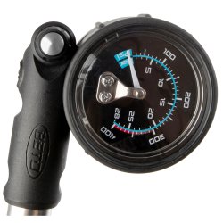 Shock pumpe Beto med manometer - aluminium