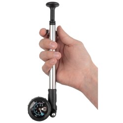Shock pumpe Beto med manometer - aluminium