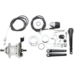 Bagnav 3 gear Sturmey Archer XL-RD3 90 mm tromlebremsenav - 36 huller - s�lv