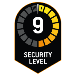 Foldels cykel FS 380/100 Trigo X-Press 100cm - sort