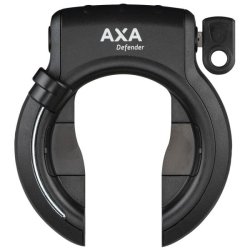 Ringls Axa Defender Retractable - sort, aftagelig ngle