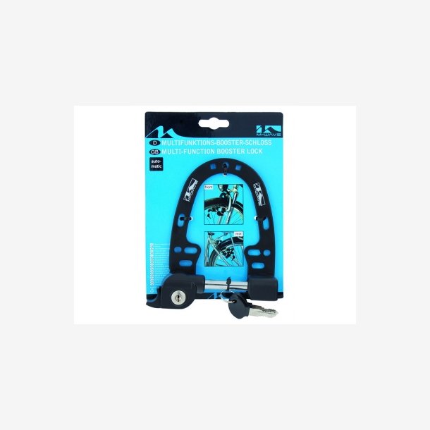 Multi-function booster lock M-Wave - black