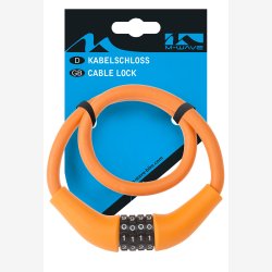 Kabells med kode M-Wave Silicon 900 x 12mm - orange