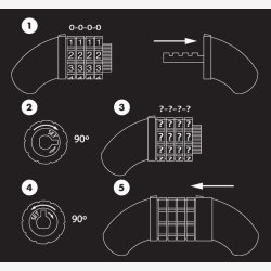 Kabells med kode Edge Digit - 10mm x 150 cm
