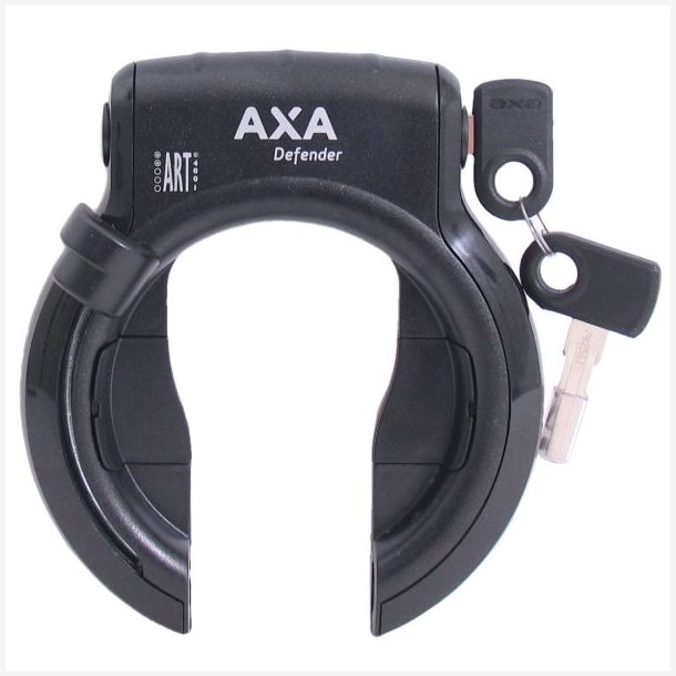 Ringls Axa Defender med Bosch 2 rr cylinder - skinnende sort