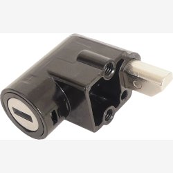 Ringls Axa Defender med Bafang cylinder - blank sort