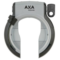 Ringls Axa Defender Retractable med aftagelig ngle - gr/mat sort