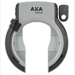Ringls Axa Defender Retractable med aftagelig ngle - gr/mat sort