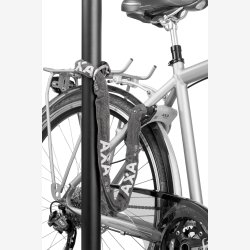 Ramme l�s Axa Defender with RLC 100 plug-in K�de and saddle bag