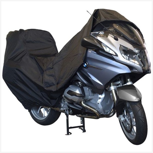 Motorcykelovertrk DS Covers ALFA topcase - stor - med nummerpladerude