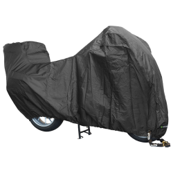 Motorcycle cover DS Covers ALFA topcase - XLarge - with licence plate window