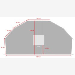 DS Covers cykelcover STAR til 2-3 cykler med lomme til advarselsskilt