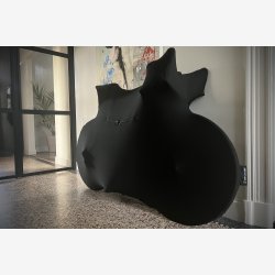 Bike sock DS Covers TRANSPORT velegnet til racer- eller gruscykler - sort